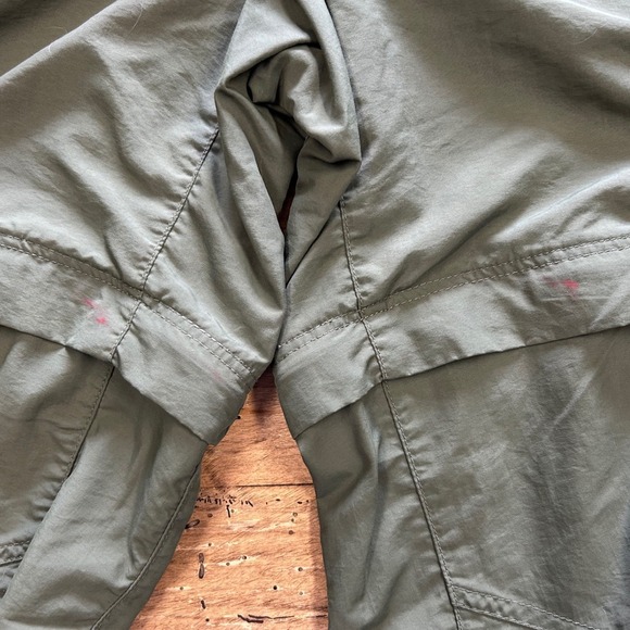 Olive Green Women's Convertible Pants - Picture 5 of 11